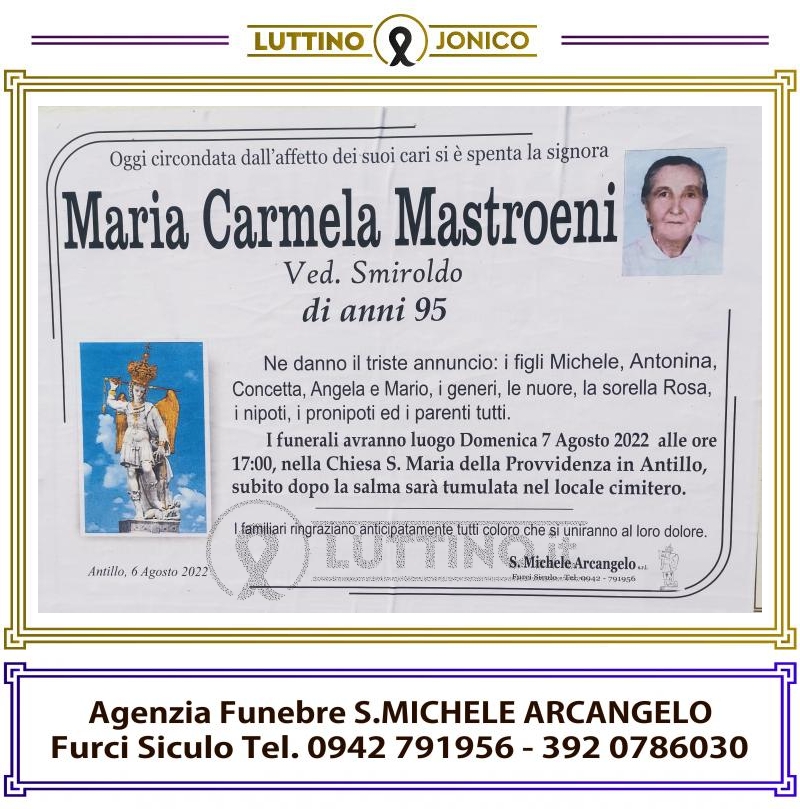 Maria Carmela  Mastroeni